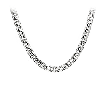 Цепь из серебра 925 пробы бисмарк 0,5 см.